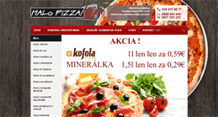 Desktop Screenshot of halopizza.sk